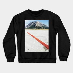 Red Line on Airfield Crewneck Sweatshirt